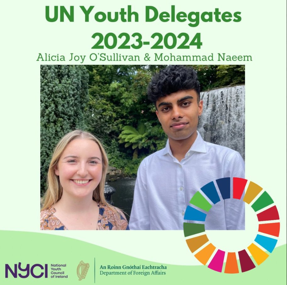 A great conversation with Alicia O’Sullivan & Mohammad Naeem @UNYouthIRL about their experiences representing Irish youth locally, nationally, internationally. Listen here: podbean.com/eas/pb-vtrmq-1…