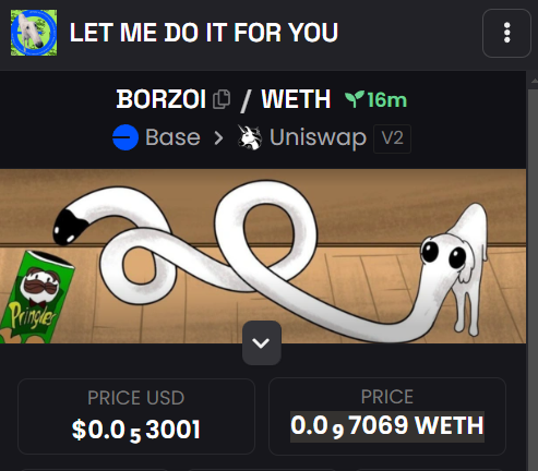 BORZOI_BASE's tweet photo. DEX IS UPDATED NOW ! https://t.co/nh6NCYNGB7