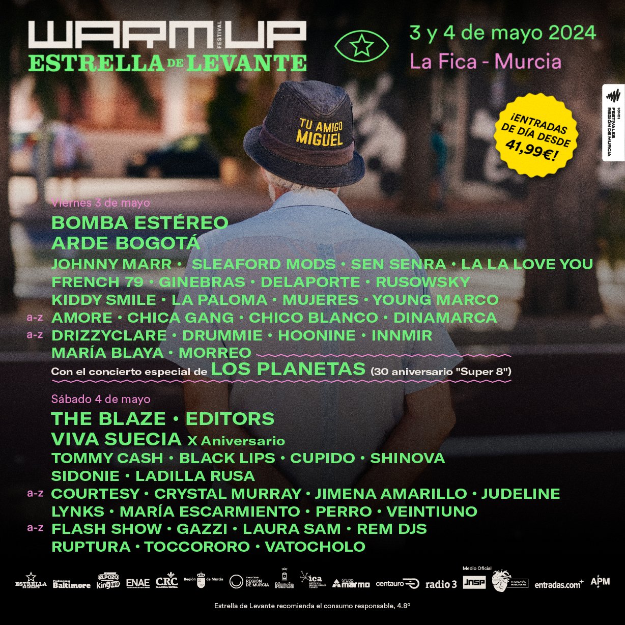 Festival WARM UP de Murcia (Kraftwerk, Hot Chip, Modeselektor, Johnny Marr...) GIoE0R4WUAEhfJc?format=jpg&name=large