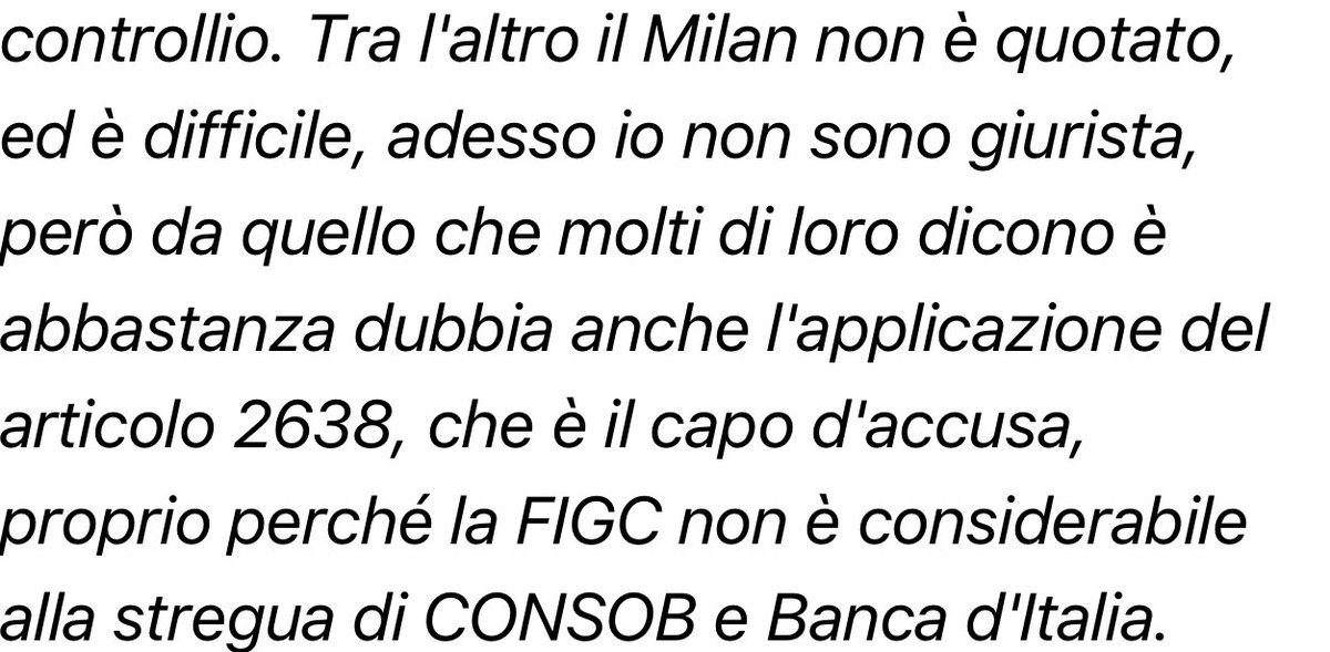 Ricordiamo che la FIGC è quella che “bisogna salvaguardare il Brand”

Con Noi sta provando a sostituirsi a 
CONSOB e Banca Italia

AHAHAHAHAAHAHAHAHAHAHA

“AH JHONNY, QUANT’È BELLA…”