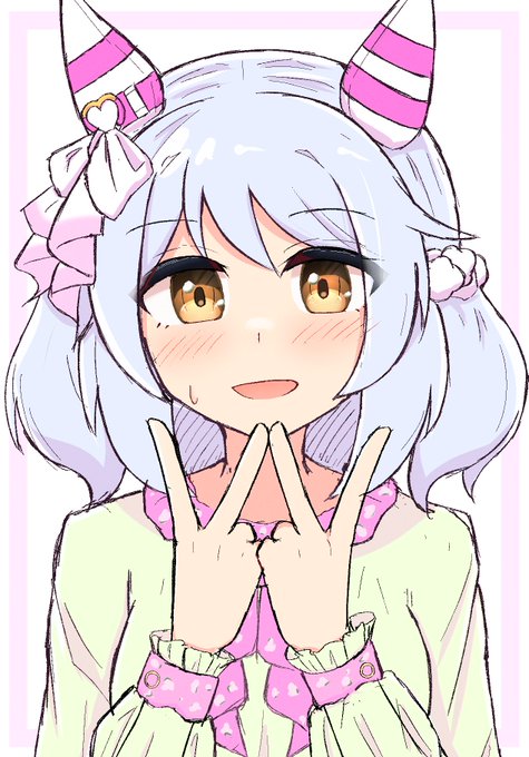 ホワイトデーイラストのヒシミラクルやばい#ウマ娘 #ヒシミラクル 