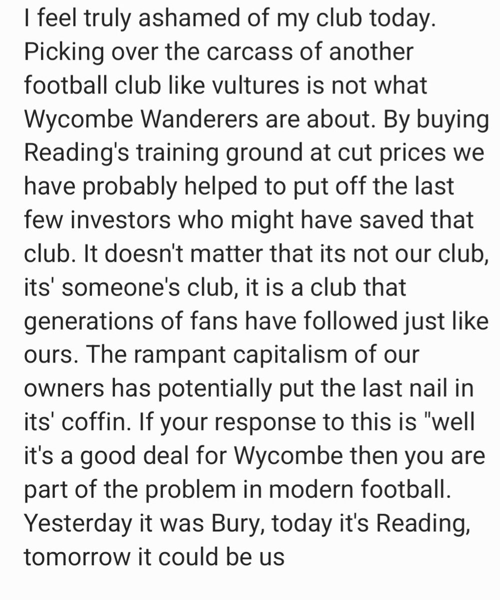 This is all I have to say as a Wycombe fan today 👇 👇 #readingfc #wwfc