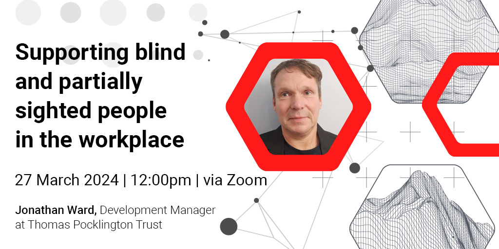 Join us as we to learn about the challenges faced by the blind and partially sighted, and how we can create more accessible work environments. Discover how you can help through the Thomas Pocklington Trust. Make a difference today! Secure your spot now: theorsociety.com/events/webinar…