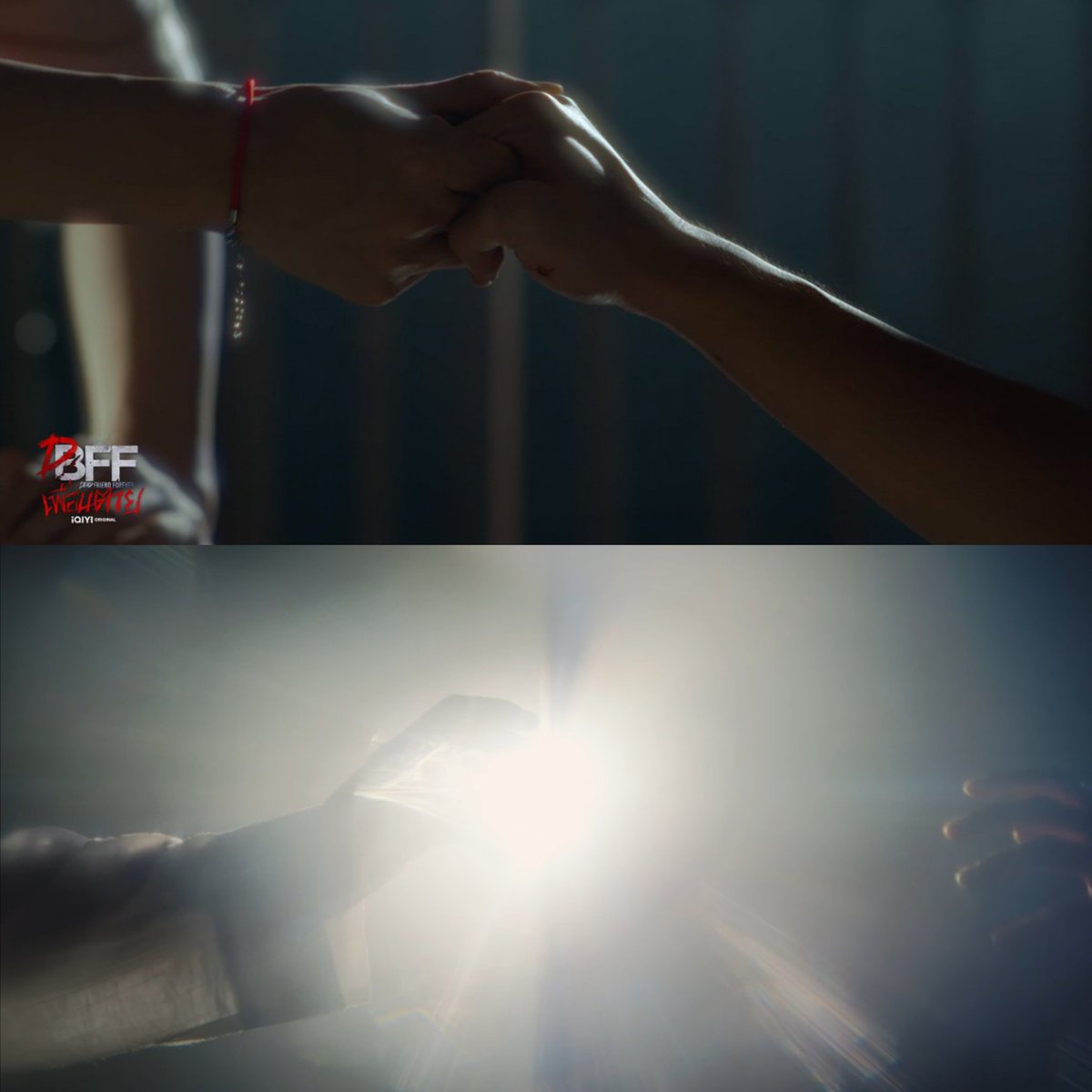 Nest1406's tweet photo. Even though I still don't believe they are dead, the parallel between these scenes in mv and final ep hurts me, I cried again😭🤧
#DFF_EP12 #เพื่อนตายDFF
#barcodetin #athenswerapat https://t.co/3CNMx8Ougg