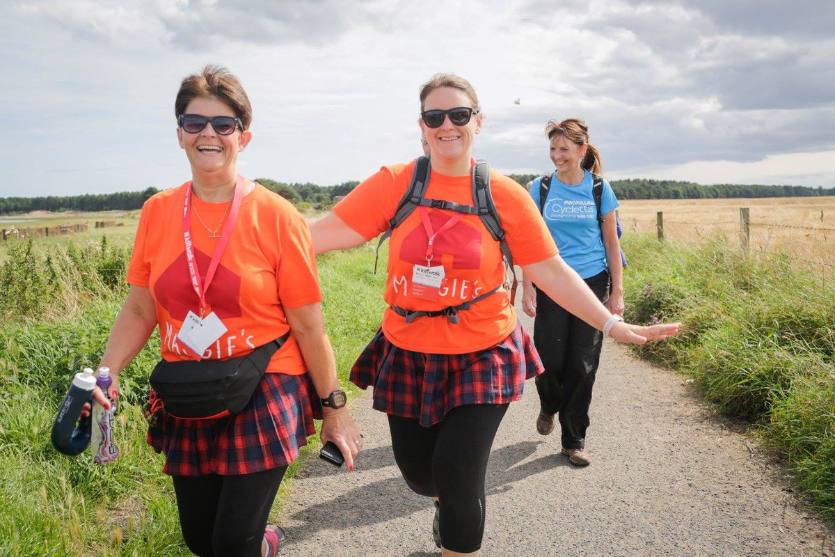 There's still time to join #TeamMaggies and sign-up for the Aberdeen Kiltwalk! With two distances to choose from, this is the perfect event to get your team together and support local people affected by cancer.🧡 Sign-up here ow.ly/z0uf50Qx8bL.