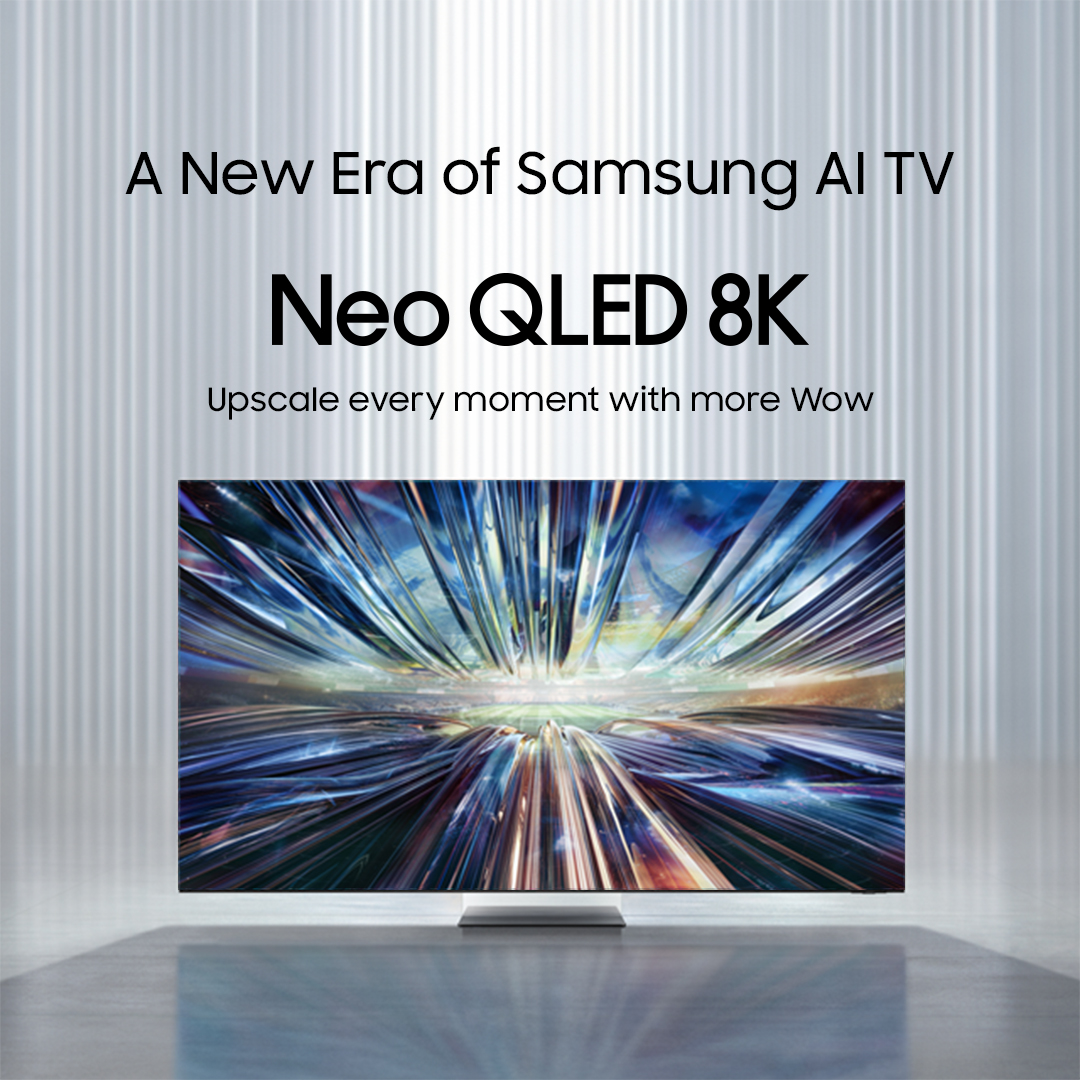 Wow! A new era of Samsung AI TV is almost here. Upscale every moment with the Neo QLED 8K, powered by the NQ8 AI Gen3 Processor. Find out more at samsung.com/tvs #NeoQLED8K #SamsungAITV #SamsungTV #Samsung