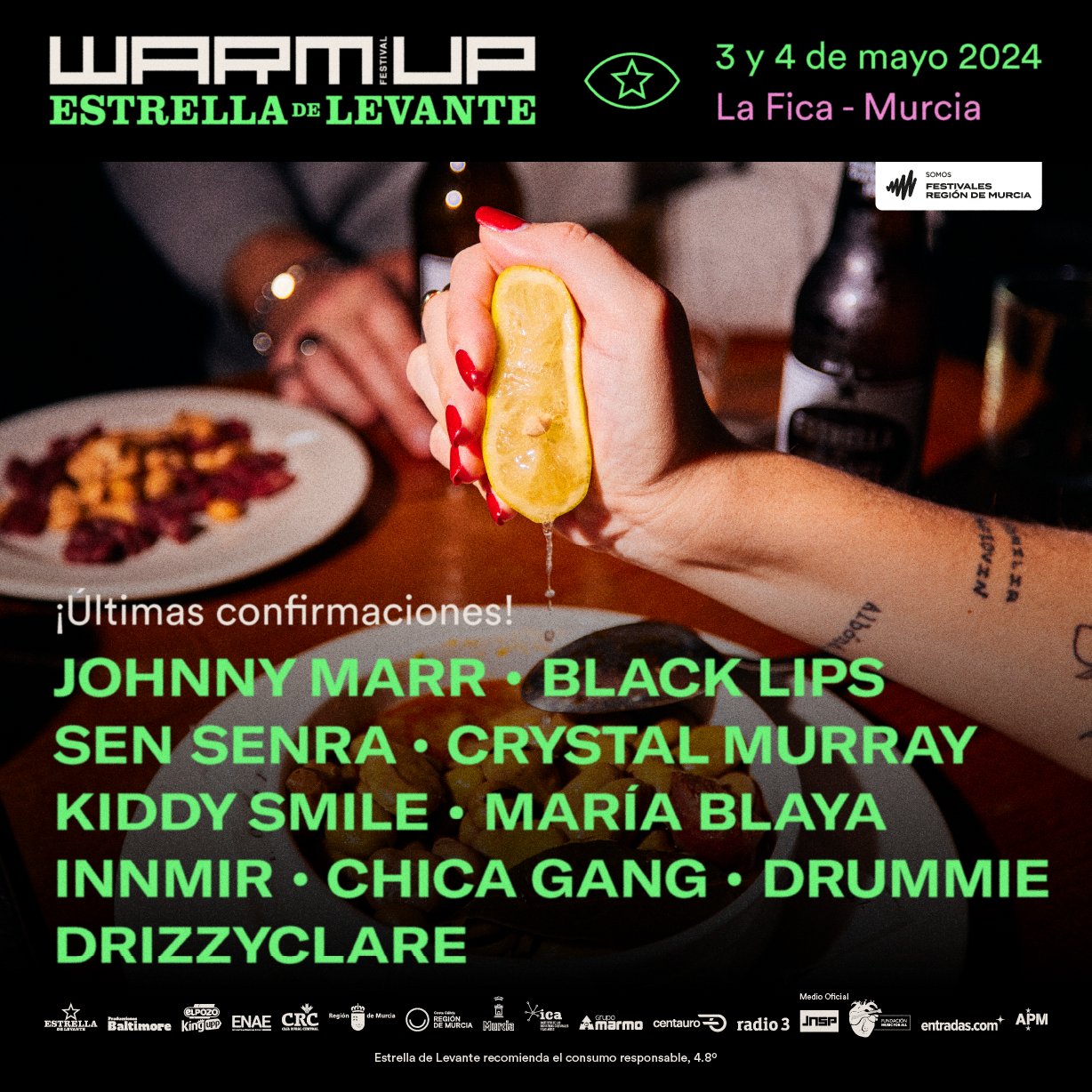 Festival WARM UP de Murcia (Kraftwerk, Hot Chip, Modeselektor, Johnny Marr...) GIoEzqAWsAA7heC?format=jpg&name=large