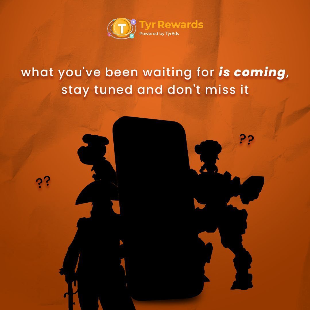 Buckle up! Exciting news is just around the corner 😋 🎉 🎉

#TyrRewards #GamingRewards #EarnWhileYouPlay
