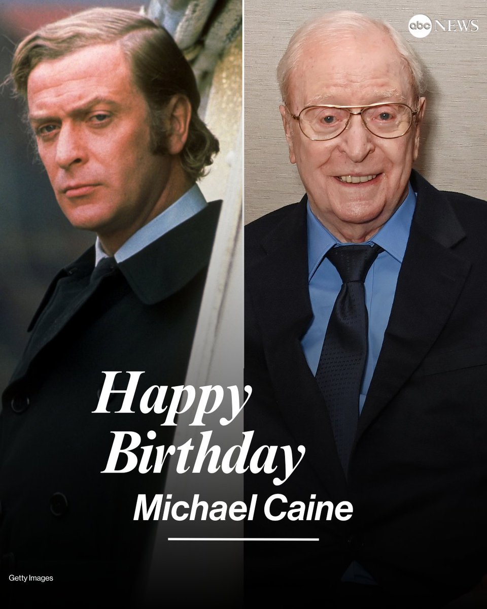 HAPPY BIRTHDAY: Actor Michael Caine is 91 today. trib.al/v2PzVFX