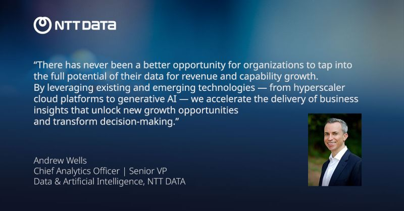 RealFDonald's tweet photo. 🔑 Data can unlock the full potential of your organization. See what our Chief Analytics Officer has to say: https://t.co/slggg6cjkQ

#NTTDATA #Aspirent #AI https://t.co/8OqMJ0ivsm https://t.co/PfwCXj9sVJ