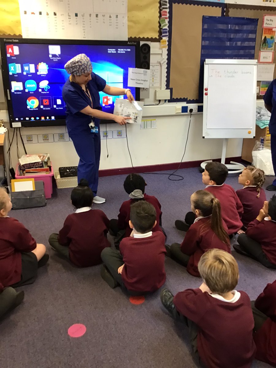 MrsB_Fibbs's tweet photo. Today we had Theatre nurses from NC hospital. We had an insight into the life of what they do in their job, by saving and caring passionately about their patients. https://t.co/XFBQiNrOG3