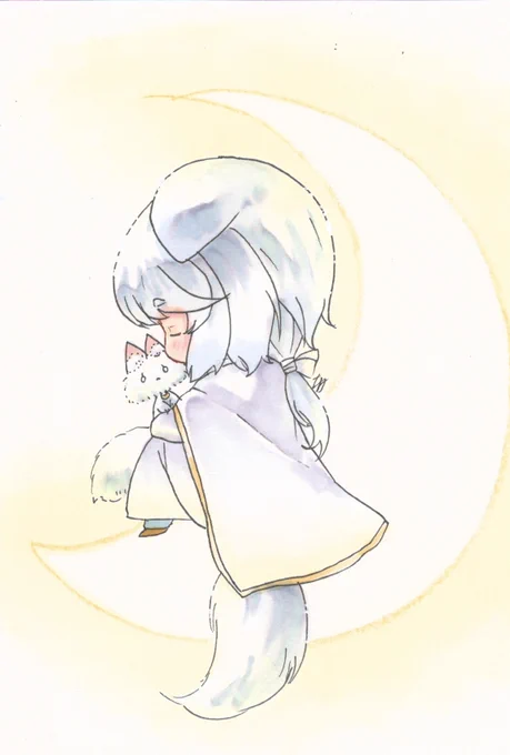 #ホワイトデーは銀髪白髪を愛でる日ユキちゃんとユキト 