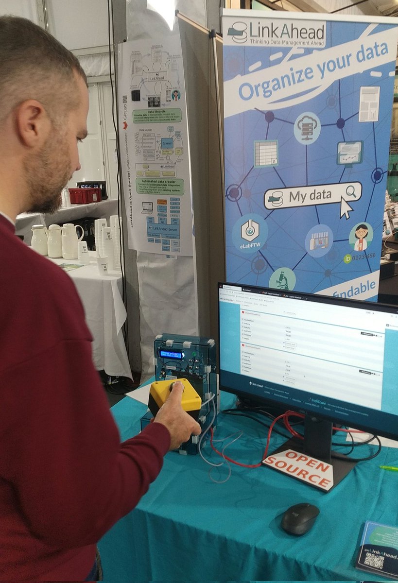 Last day at #dpg2024 #Freiburg for us, and the last chance to participate in our reaction speed #challenge. Experience how you can manage your data with the #opensource #LinkAhead #datamanagement software.