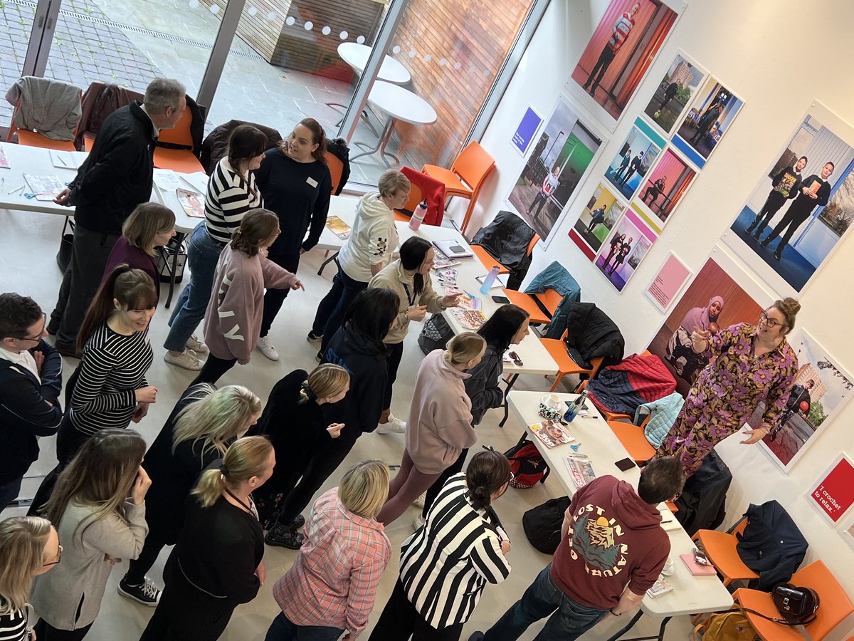Today staff from across the trust are taking part in our next development day linked to the Inspiring Leaders, Creative Learners project in collaboration with @we_aredarts and @phf_uk.