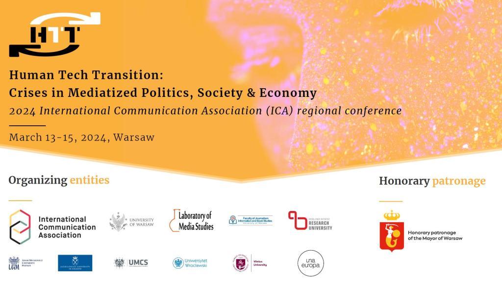 2024ICAHTT's tweet photo. Panel sessions begin #icawarsaw @UniWarszawski. Interesting presentations on health challenges, political and environmental communication, AI manipulation, and war in the media ahead of us https://t.co/n9yNDkkPqq