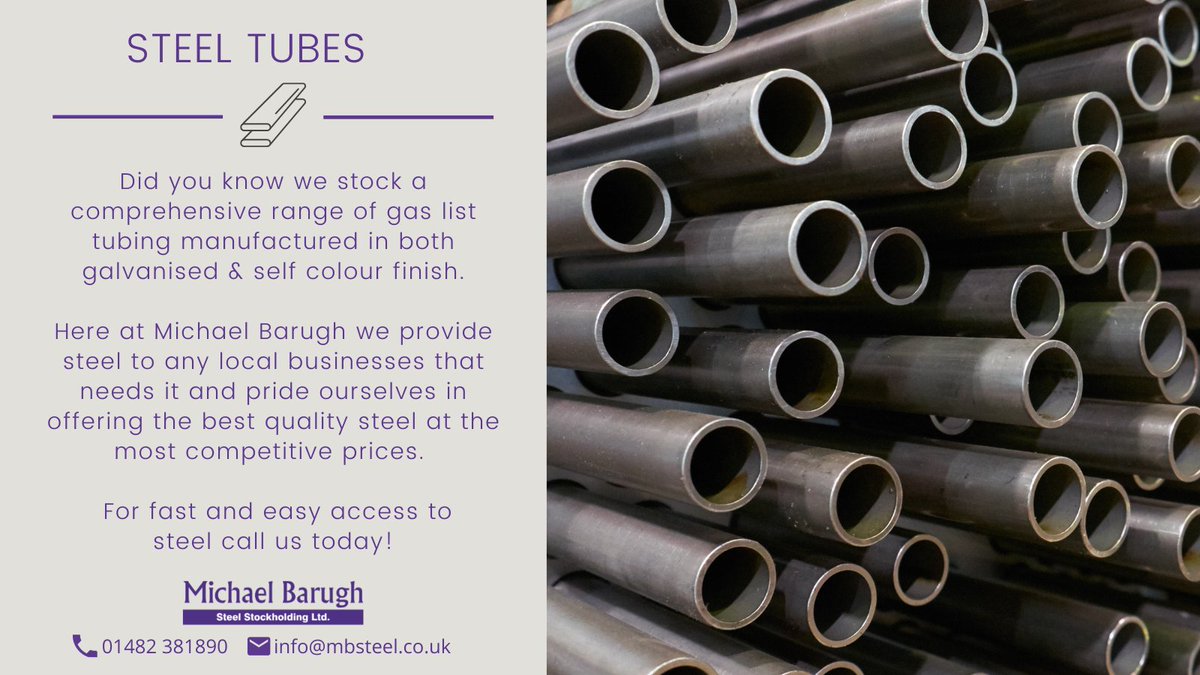 Getting the steel supplies you need on time and on budget makes a huge difference!  Discover the difference we can make for all your steel needs by calling our friendly staff on  📞01482 381890  #steelsupplies #steel #delivery #industry #welovewhatwedo