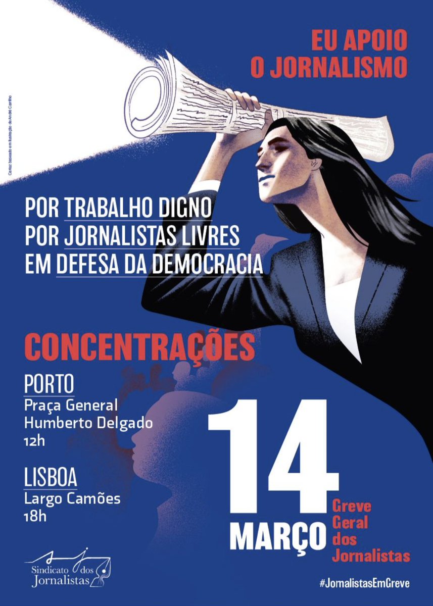 For the first time in 40 years, Portugal's journalists are on strike today to protest against low salaries, instability and the general degradation of working conditions within the sector. Our passion does not pay our bills, @SindicatoJorn insists.