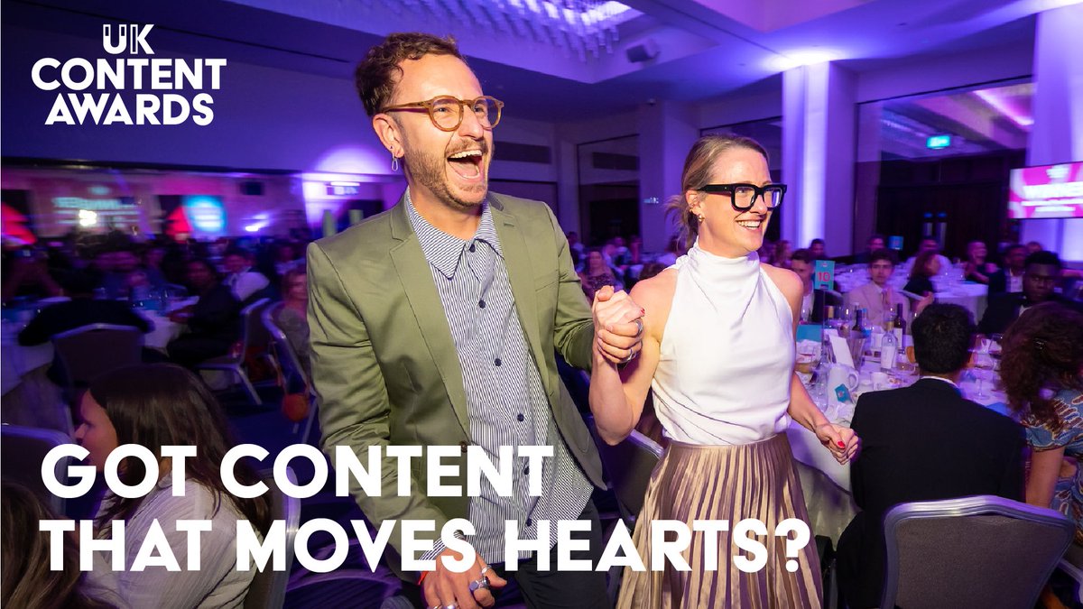 Give your team the opportunity to shine ✨

Entering the #UKContentAwards not only gives you the chance to become award winners but opens up other opportunities to share your success such as press releases, blog posts and more!🤩

bit.ly/3SaYye8