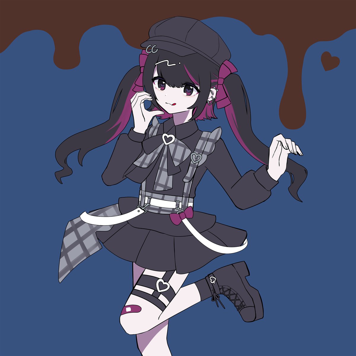 「【お知らせ】ReLITさんの楽曲(#info_ReLIT)『病みぃ・ラヴィ・Ch」|もにた*のイラスト