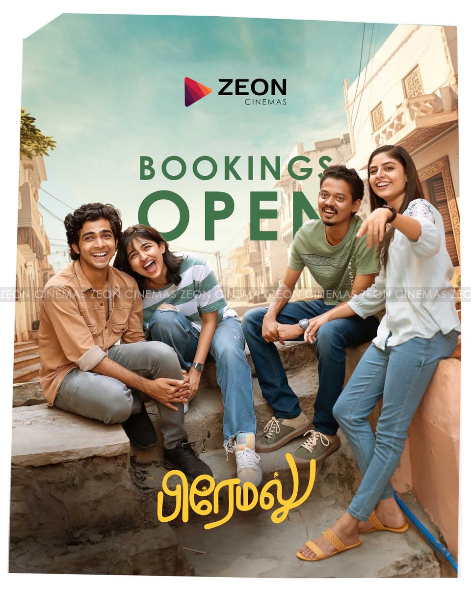 'ப்ரேமலு -Premalu' RESERVATIONS OPEN Book Your Tickets Now zeoncinemas.com #ZeonCinemas #ZeonIndiraCinemas #newmovies #Premalu #ப்ரேமலு