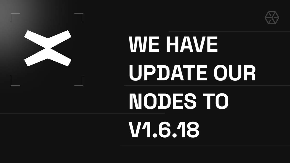 We've upgraded our MultiversX Mainnet nodes to v1.6.18, which introduces some patches and fixes to the previous version. Everything's up and running perfectly! #everstakeupdate Details: multiversx.com/release/releas…
