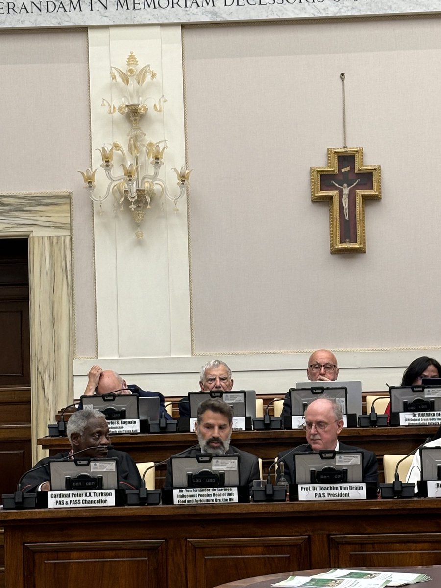 Yon Fernández ⁦@FAOIndigenous⁩ addresses Pontifical Academy dialogue on Indigenous knowledge. Global Coalition on sustainable Indigenous Food Systems brings knowledge & wisdom to decision making . In combination with human rights this is our pathway to sustaining the planet