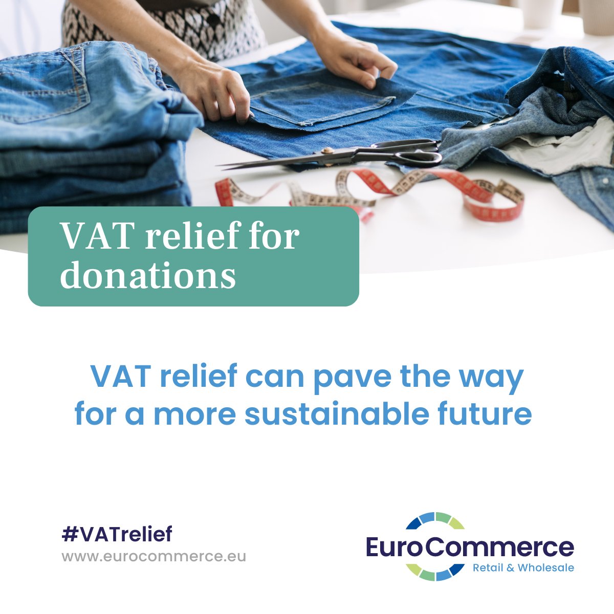 With 3 other organisations, we address #VATrelief for #donations. Extra VAT discourages donations and goes against EU's sustainability goals. We are asking the @eucommission to encourage Member States to leverage VAT neutralisation options. Learn more: eurocommerce.eu/2024/03/joint-…