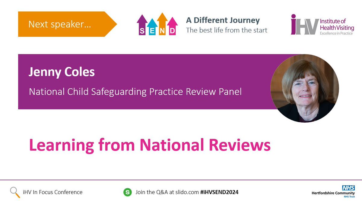 Concurrent session 1: ‘#Safeguarding is Everyone’s Business’, with presentations from Kenny Gibson MBE: 'Safeguarding children with #SEND', Jenny Coles: 'Learning from National Reviews' & Dr Inyang Takon: 'Safeguarding Children Exposed to Prenatal Alcohol'. #iHVSEND2024