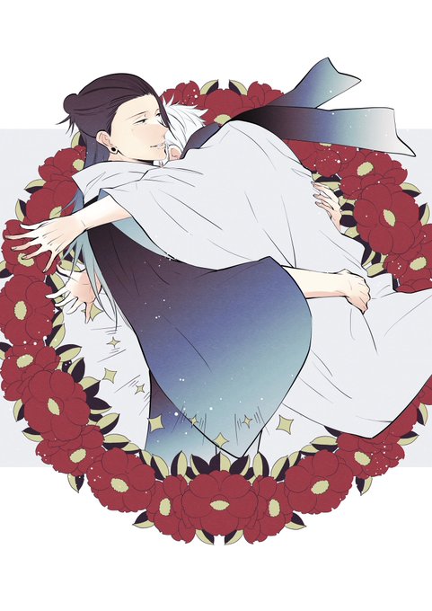 夏五をお花で囲んで欲しい 