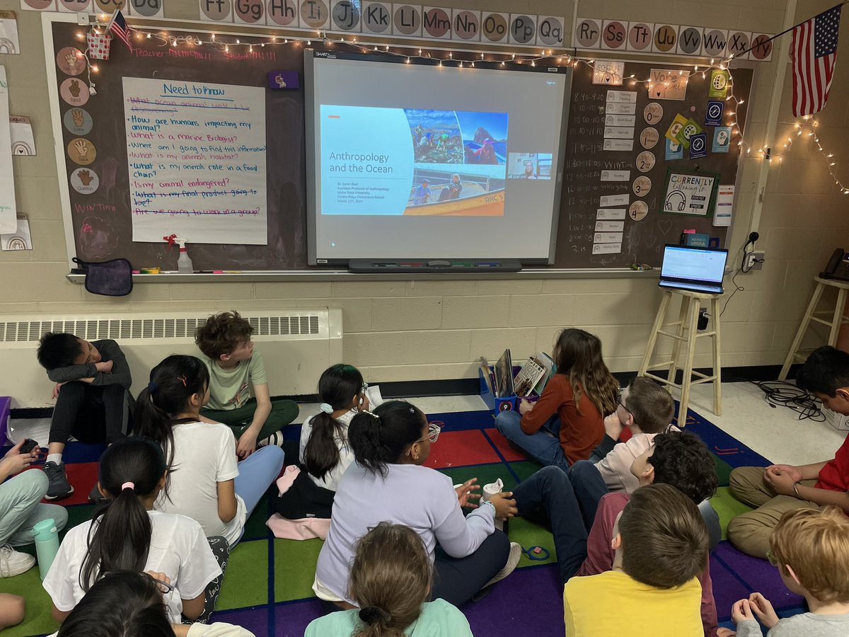 Mrs. Evans (@mrsevans03) on Twitter photo 4th graders are working on an ocean PBL and we were able to zoom with Dr. Sarah Ebel, a social anthropologist, who is working in Chile with seaweed harvesters! Dr. Sarah happens to be the sister of our STEAM teacher Mrs. Hunter! Talk about #CRESconnections <a href="/centreridgees/">Centre Ridge Rams</a> 4th graders are working on an ocean PBL and we were able to zoom with Dr. Sarah Ebel, a social anthropologist, who is working in Chile with seaweed harvesters! Dr. Sarah happens to be the sister of our STEAM teacher Mrs. Hunter! Talk about #CRESconnections <a href="/centreridgees/">Centre Ridge Rams</a>