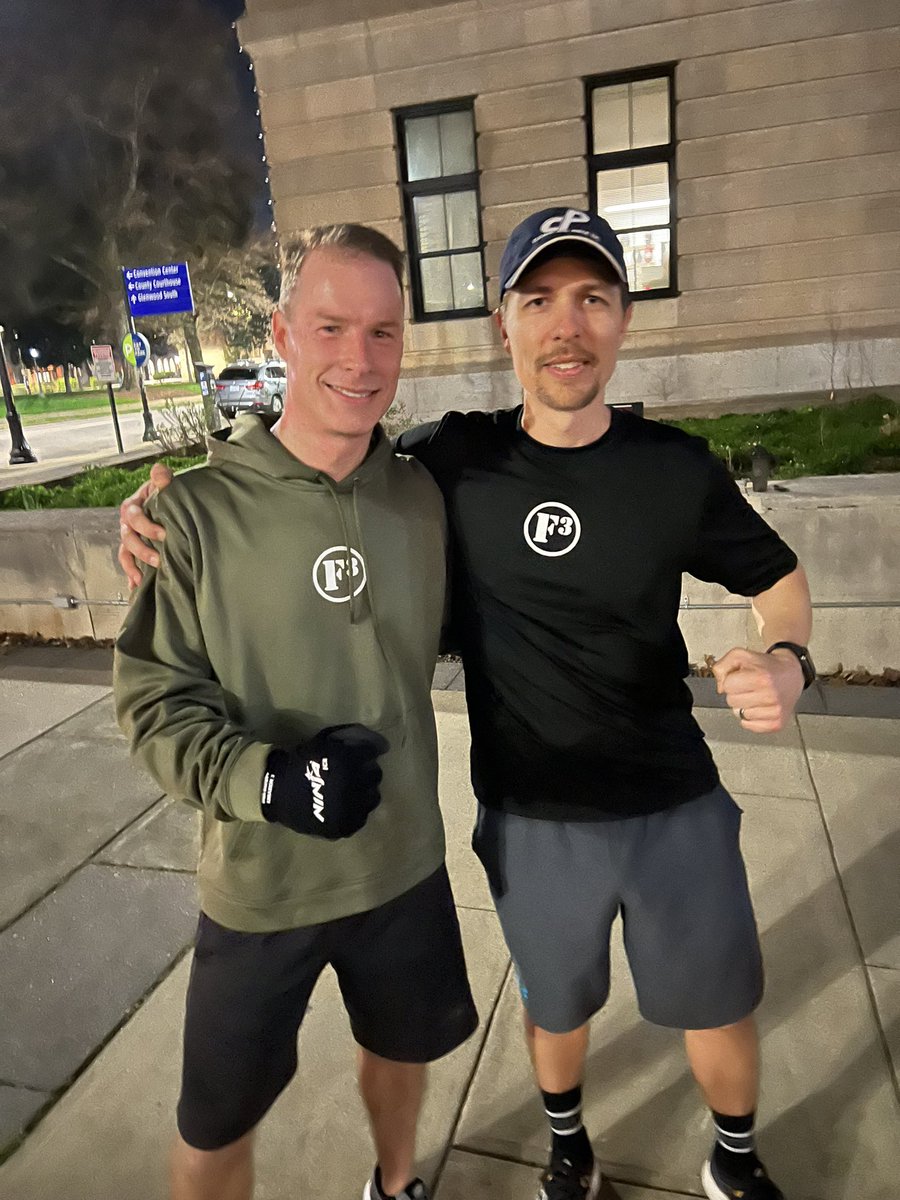Royce Hathcock (@hathcockroyce) on Twitter photo <a href="/F3Raleigh/">F3 Raleigh</a> <a href="/F3GenAssembly/">F3GeneralAssembly</a> 3pre 2down range 1 FNG welcome F3 Good Burn a workout he pays for and goes regularly. F3 Olson and Spade ♠️ from <a href="/F3SouthCary/">F3 South Cary</a> friend. Partner work and solo
Rep n run 40burpees 80hand release and 160ww2 plus stairs and garage native peoples. Great work🙏 <a href="/F3Raleigh/">F3 Raleigh</a> <a href="/F3GenAssembly/">F3GeneralAssembly</a> 3pre 2down range 1 FNG welcome F3 Good Burn a workout he pays for and goes regularly. F3 Olson and Spade ♠️ from <a href="/F3SouthCary/">F3 South Cary</a> friend. Partner work and solo
Rep n run 40burpees 80hand release and 160ww2 plus stairs and garage native peoples. Great work🙏