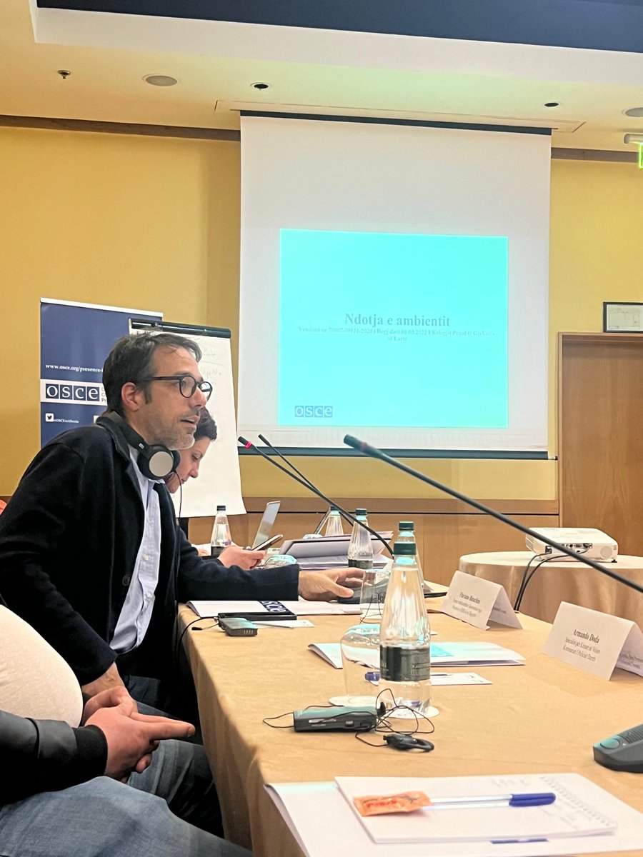 RebalanceObserv's tweet image. Flaviano Bianchini is collaborating with OSCE Albania in training for police officers, prosecutors, environm. inspectors and experts on the identification, investigation and prosecution of environm. crimes, esp. waste management. With a special focus on business perpetrators.