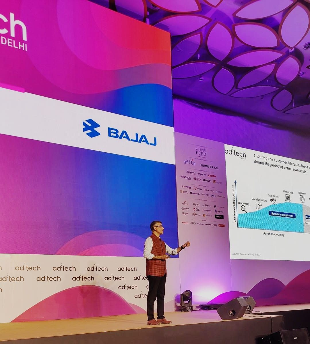 'It is important to make sure you map all the moments of truth and see which ones matter and help tailor the customer experience.' -Manik Nangia, Bajaj #adtechIN #adtech2024