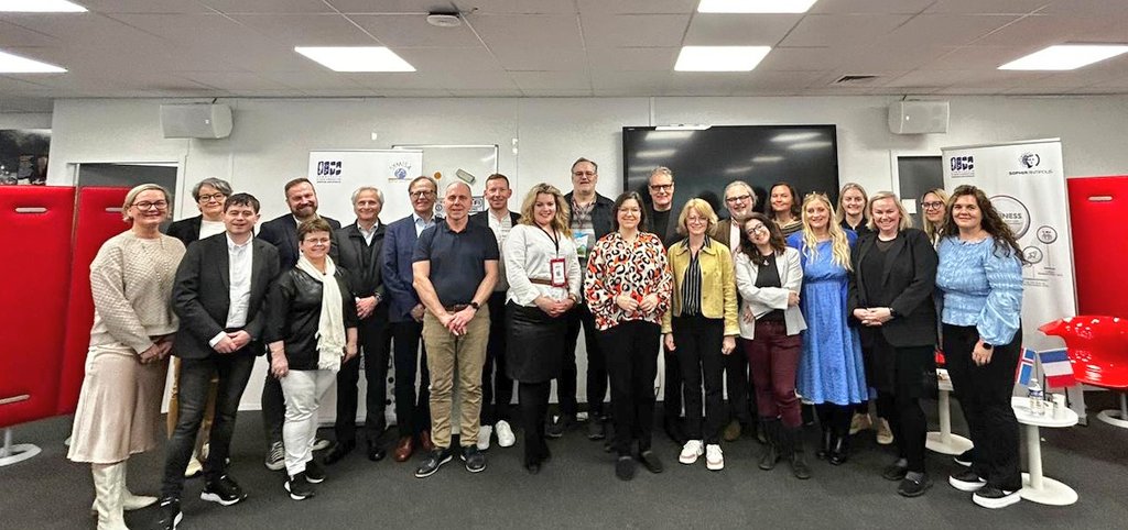 TelecomValley's tweet image. Ce matin, nous avons accompagné la @FondationSophia qui accueillait une délégation d'entreprises islandaises. Nous avons porté les couleurs de nos acteurs du numérique azuréens et participé au rayonnement de notre territoire à l'international ! Merci à @colombi_teX @jfcarrasco