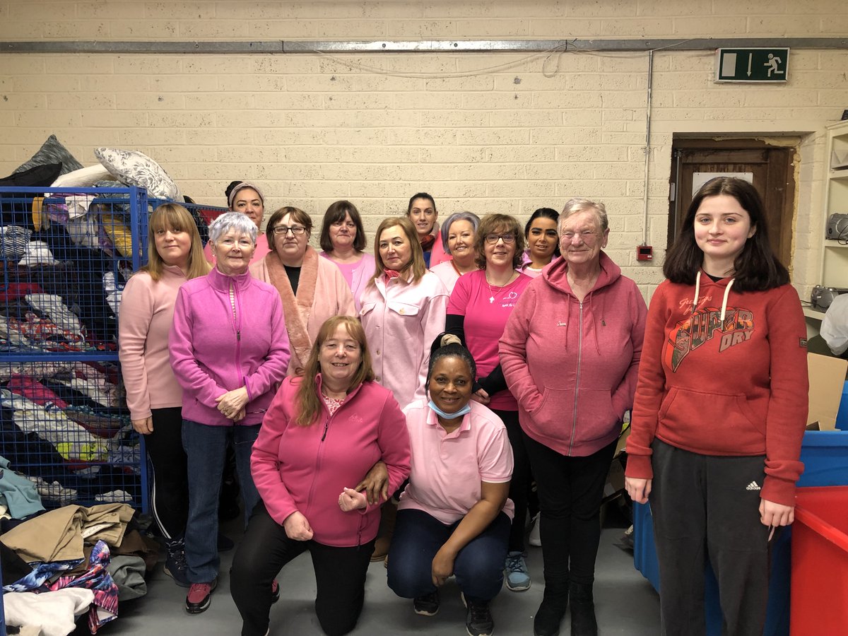 "United in Purpose: Our volunteer staff at the Cancer Society fundraising event, making a difference one donation at a time."