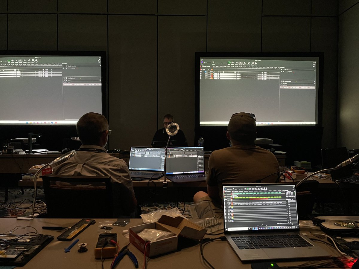 pascal_gujer's tweet photo. 🔒💻 Got a secret for you… Want to master beating BitLocker’s dTPM security?
Dive into our 2-day @BlackHatEvents training to unlock the skills for bypassing TPM with a logic analyzer, much like the technique by @ghidraninja that have the cybersecurity world buzzing. From micro soldering to bus sniffing attacks on any notebook with a dTPM, we cover it all. Plus, you’ll take home a $600 hardware kit to continue your hacking exploits. Ready for real hardware hacking? This is your chance. #HardwareHacking
#BHUSA24 Early-Bird is running now!

https://t.co/yqd4jUpWzb