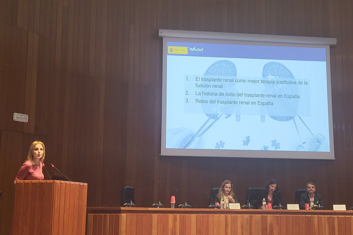 Organización Nacional de Trasplantes (@ont_esp) on Twitter photo 💭 La directora de la <a href="/ONT_esp/">Organización Nacional de Trasplantes</a>, <a href="/BDGuezGil/">Beatriz Domínguez-Gil</a>, ha explicado que "el trasplante renal mejora la calidad de vida de los pacientes que la diálisis" Además, ha señalado que "su impacto económico y medioambiental es menor" #DíaMundialdelRiñon #OrgulloONT💙 💭 La directora de la <a href="/ONT_esp/">Organización Nacional de Trasplantes</a>, <a href="/BDGuezGil/">Beatriz Domínguez-Gil</a>, ha explicado que "el trasplante renal mejora la calidad de vida de los pacientes que la diálisis" Además, ha señalado que "su impacto económico y medioambiental es menor" #DíaMundialdelRiñon #OrgulloONT💙