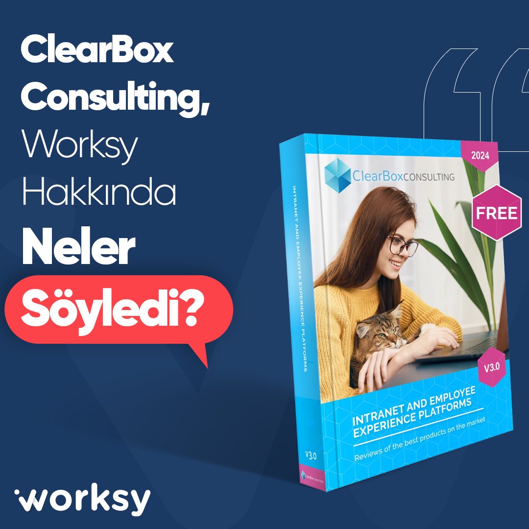 Birleşik Krallık merkezli Clearbox Consulting tarafından merakla beklenen küresel “Intranet ve Çalışan Deneyimi Platformları” raporunun yeni versiyonuna eklenen Türkiye merkezli tek çalışan uygulaması oldu. 🤘🏼 bit.ly/43kYxK6  #ÇalışanDeneyimi #HRTech