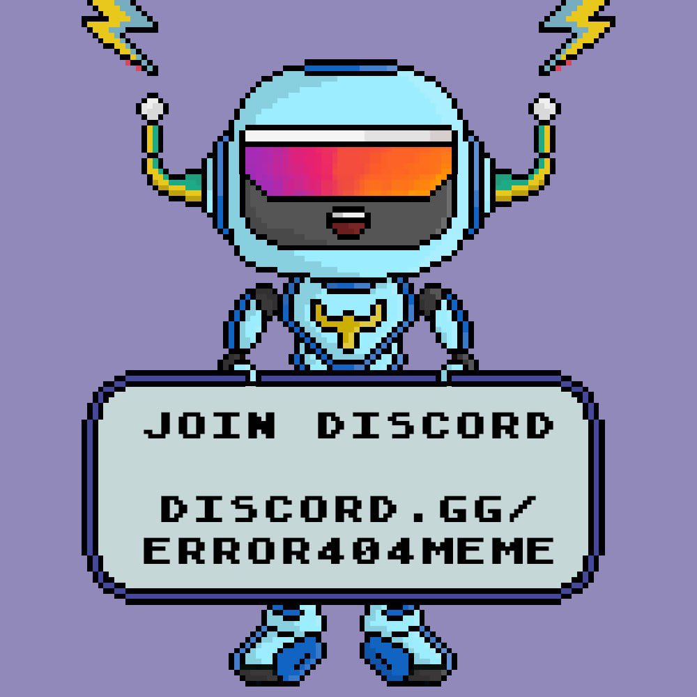Dexvolumeboost's tweet photo. Have you check our discord our discord link : https://t.co/X7Bt5lJuiD π https://t.co/qhpWxqaKK4
π¦ https://t.co/qUOnGZH6gh
π https://t.co/d7GfKkjtaw
Open Sea π
β‘οΈ https://t.co/TDcyuxpZYq
#erc404 #error404 #error404meme #ethereum #lostbots https://t.co/pPAJmphIX5