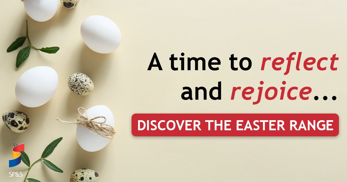 Shop_SPS's tweet image. As we move into the Easter period, we're happy to share our range of #reading and #listening material.

Whether you’re looking for words of wisdom, a peaceful melody, or simply a way to celebrate this season, our Easter line has something for everyone: t.ly/-2GmK