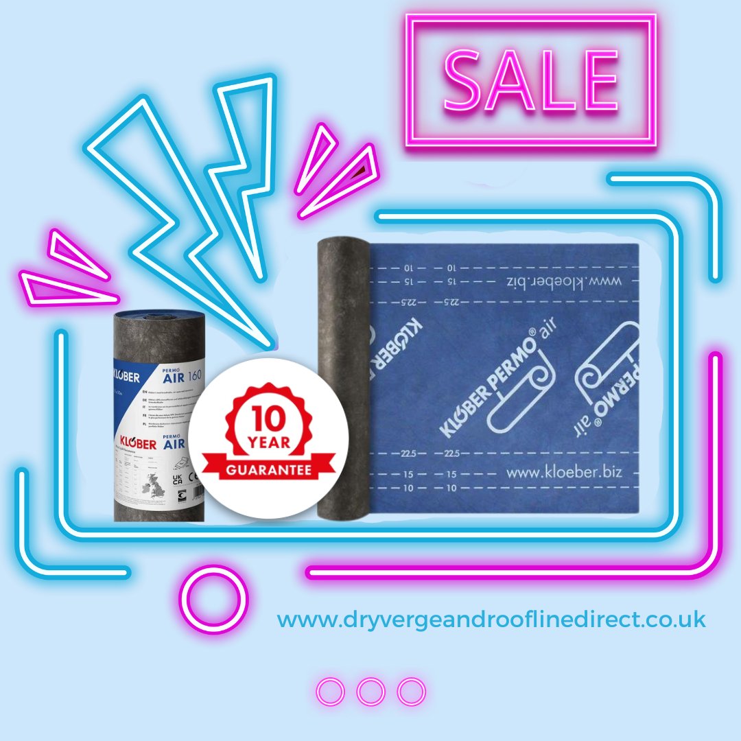 ⚡  ⚡ Klober Permo Air 1m x 50m - ONLY £149.99  ⚡  ⚡
 
✅  MOST Breathable BBA Approved Membrane
✅  Express Delivery Options
✅  1m and 1.5m Available

dryvergeandrooflinedirect.co.uk/products/klobe…

#membrane #Klober #breathablemembrane #breather