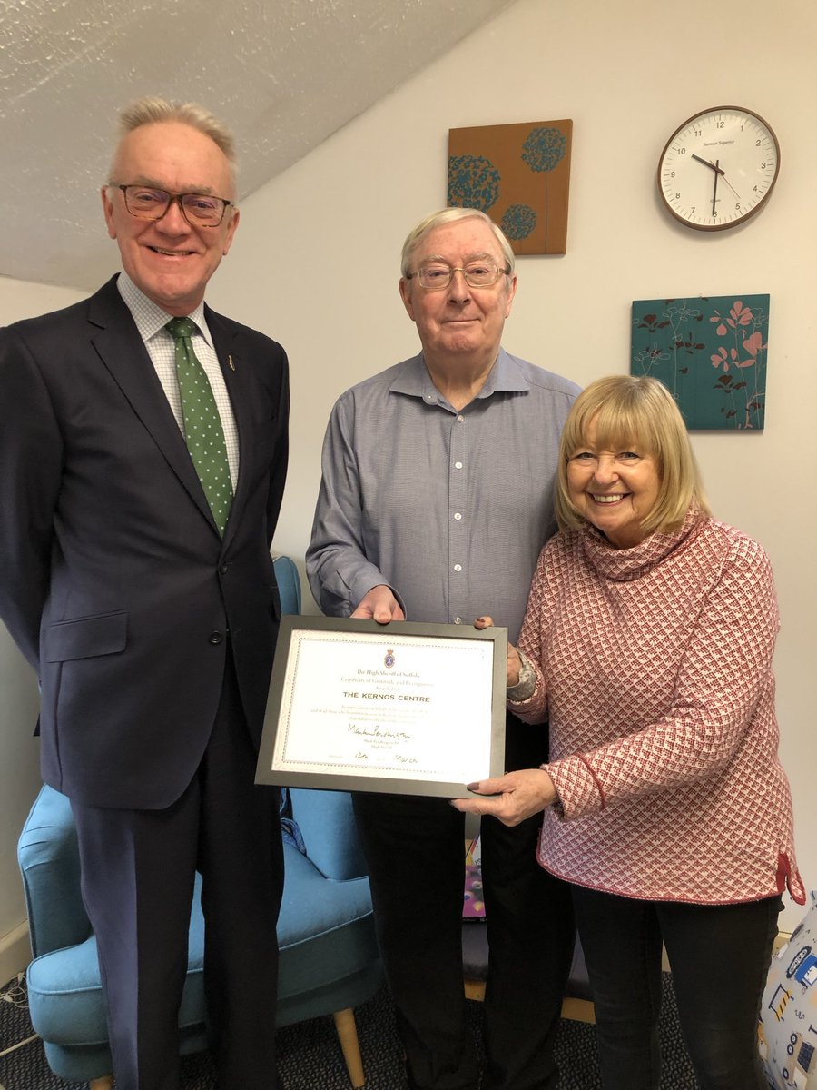 Mark Pendlington DL (@markpnewanglia) on Twitter photo #suffolkhighsheriff Opportunity to say #BigSuffolkThankYou to the inspiring team <a href="/KernosCentre/">Kernos Centre</a> offering professional counselling & support to ages 6 - 93yrs. Delighted to grant a High Sheriff Award in recognition of amazing work <a href="/SudburyTC/">Sudbury Town Council</a> <a href="/SudburyMercury/">Sudbury Mercury</a> #suffolkhighsheriff Opportunity to say #BigSuffolkThankYou to the inspiring team <a href="/KernosCentre/">Kernos Centre</a> offering professional counselling & support to ages 6 - 93yrs. Delighted to grant a High Sheriff Award in recognition of amazing work <a href="/SudburyTC/">Sudbury Town Council</a> <a href="/SudburyMercury/">Sudbury Mercury</a>