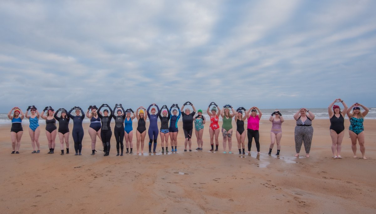 Thank you so much to the St Andrews University staff (and friends) who braved a dook in the chilly sea to raise £800 for the women and children we support! We're super grateful❤️
