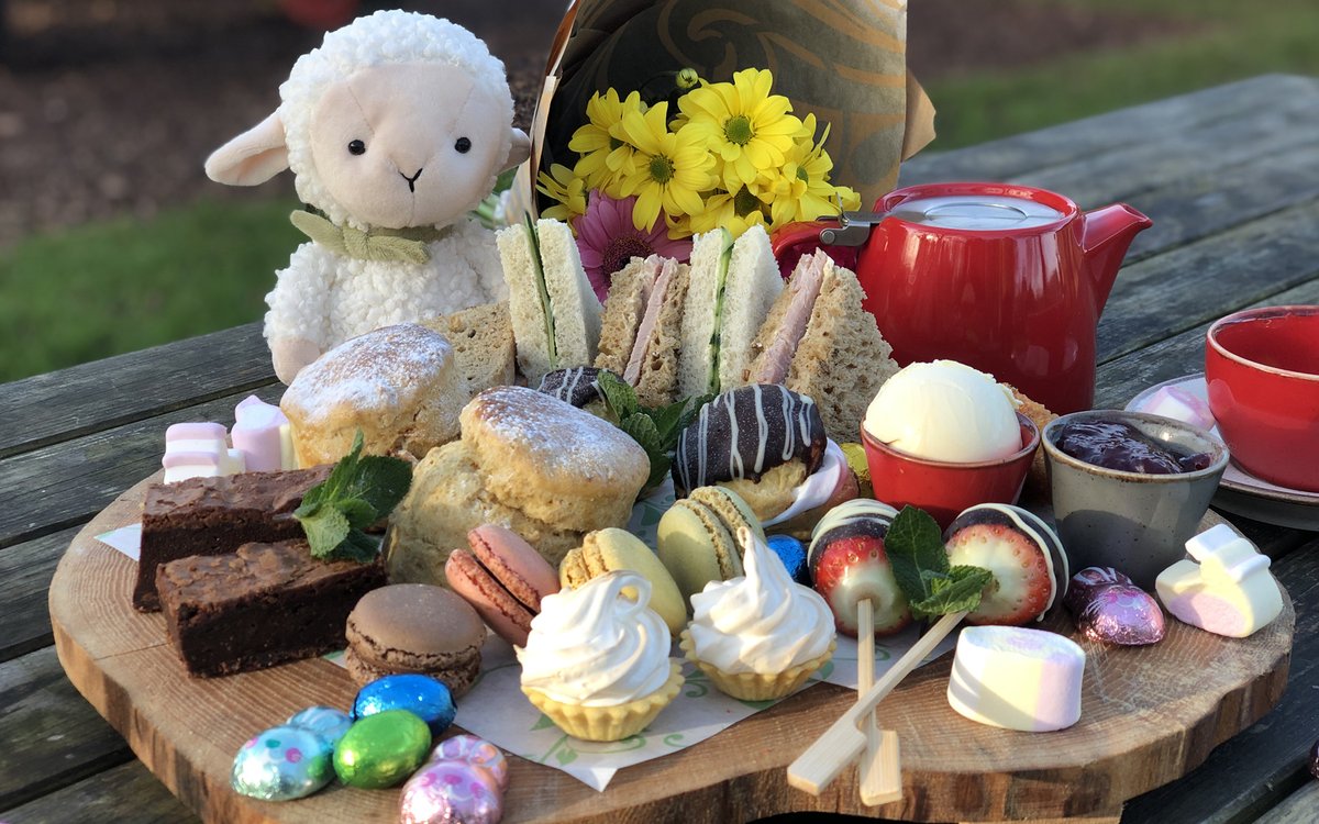 🌟 Bring your little chicks to Occombe Farm for an Easter Afternoon Tea! Available in our Cafe from 📅29th March - 7th April ⏰ 2:30pm-4:00pm. Booking is essential - 📞please ring 01803 696 255 or 📧Email occombe@countryside-trust.org.uk. Delicious treats & Easter fun await! 🐣