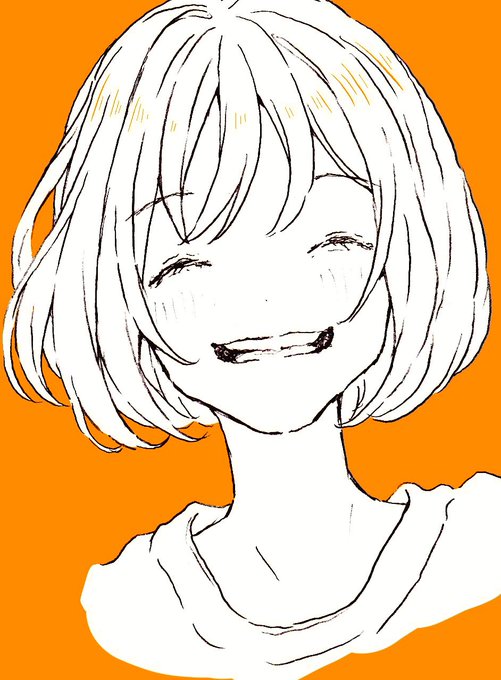 「orange theme short hair」 illustration images(Latest)
