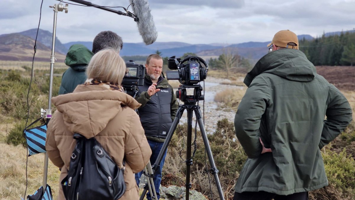 MallardP's tweet photo. Environmental protection is an issue that is close to our heart, so we are always pleased to work with our client, @ScottishEPA. This week, we were filming at Aberarder Estate to promote awareness of the impact that climate change has on our rivers. https://t.co/W24kdGNzHj