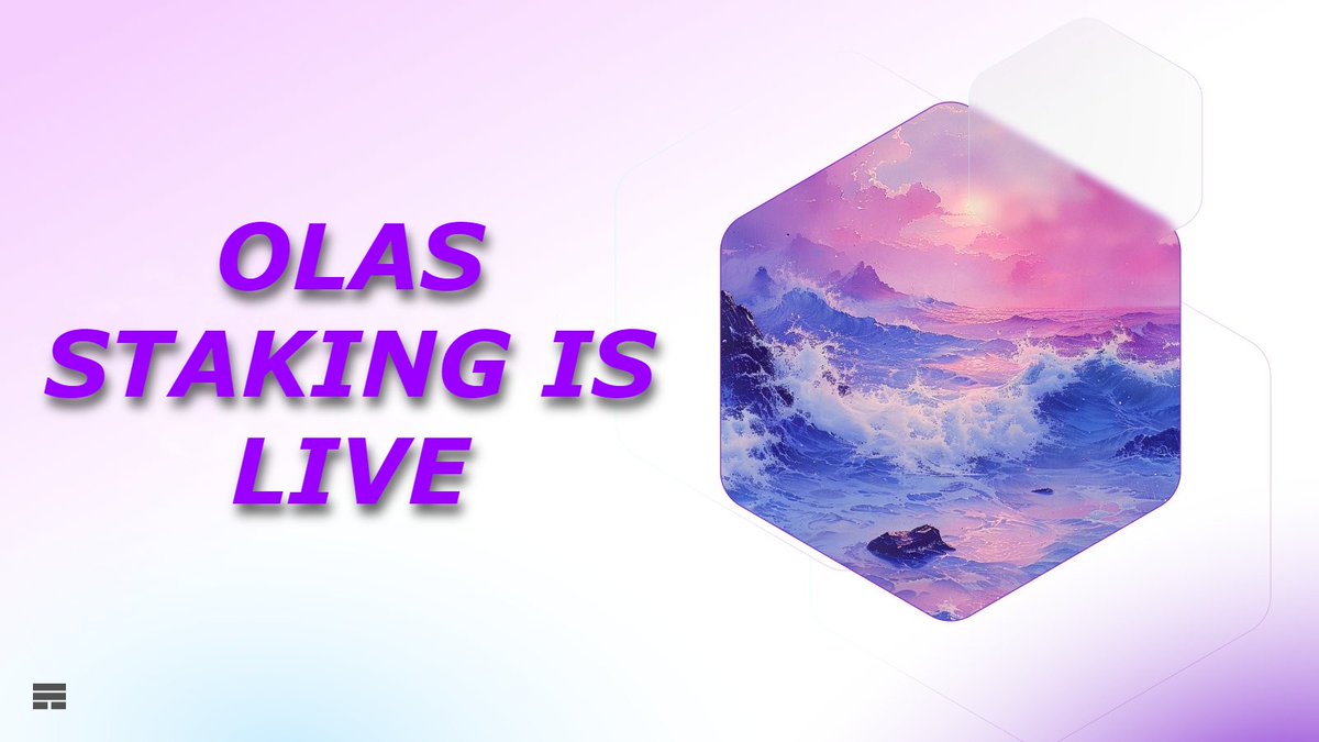 autnolas's tweet image. $OLAS Staking is now LIVE.

Stake $OLAS to earn a share of the Autonolas network’s revenue.

Stake here: autnolas.network/StakeAutonolas/