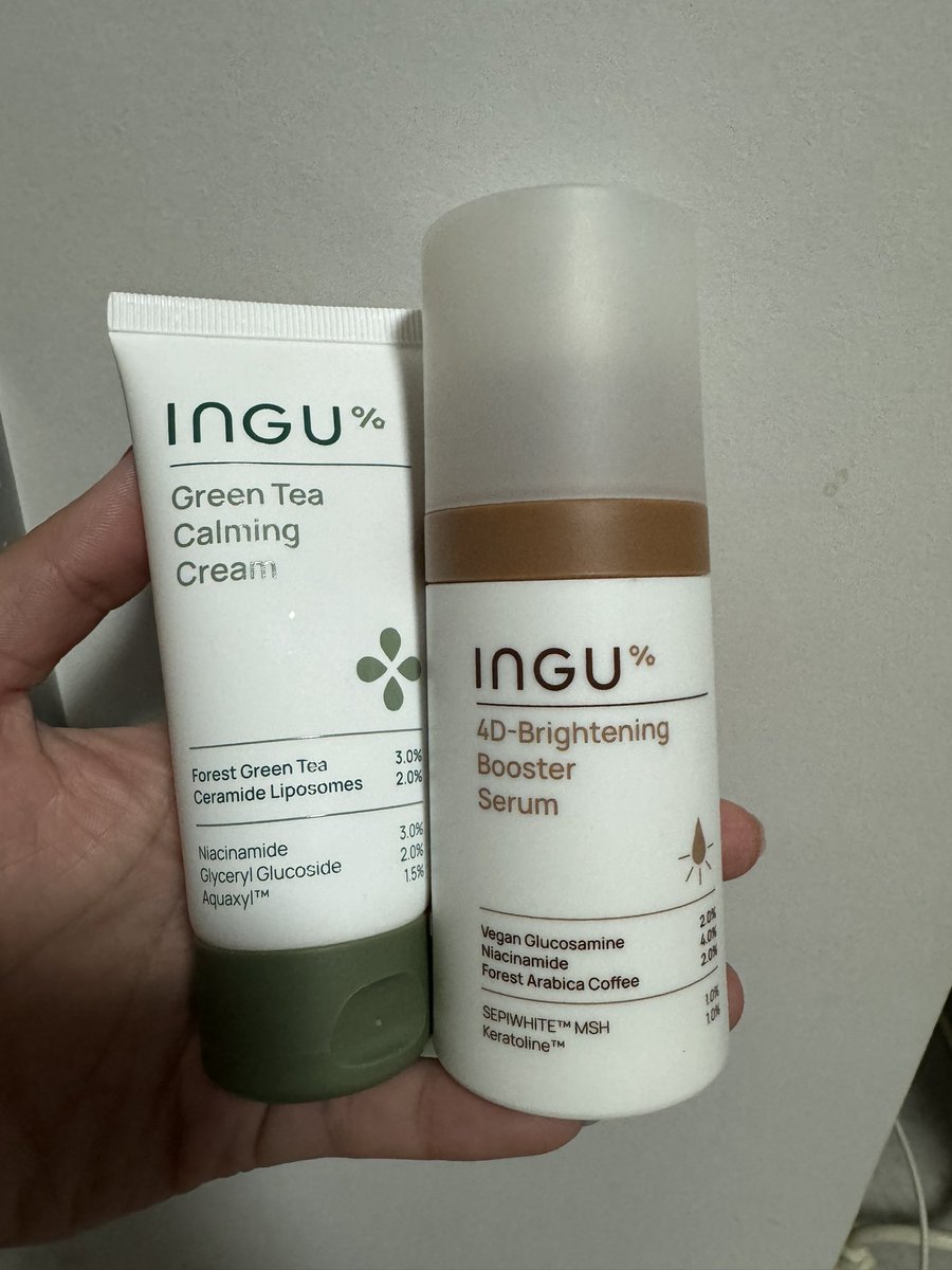 ppw0105's tweet photo. ป้ายยาสกินแคร์อิงกุ
เป็นคนผิวแห้งมากจึงชอบ Ingu greentea calming cream มากค่ะใช้มาสามหลอดแล้วค่ะ ผิวหน้าชุมชื่นขึ้นมากๆค่ะ
#ingu
#StopSkinCareOverdose https://t.co/0xSQ9AYIc2