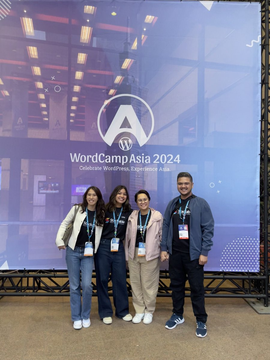 wpstackable's tweet image. Check out Benjamin’s talk here on “How to Achieve an Efficient Workflow with the Site Editor”: youtube.com/live/BGrM57m9P… 

#wpstackable #WCAsia #WordCampAsia2024
