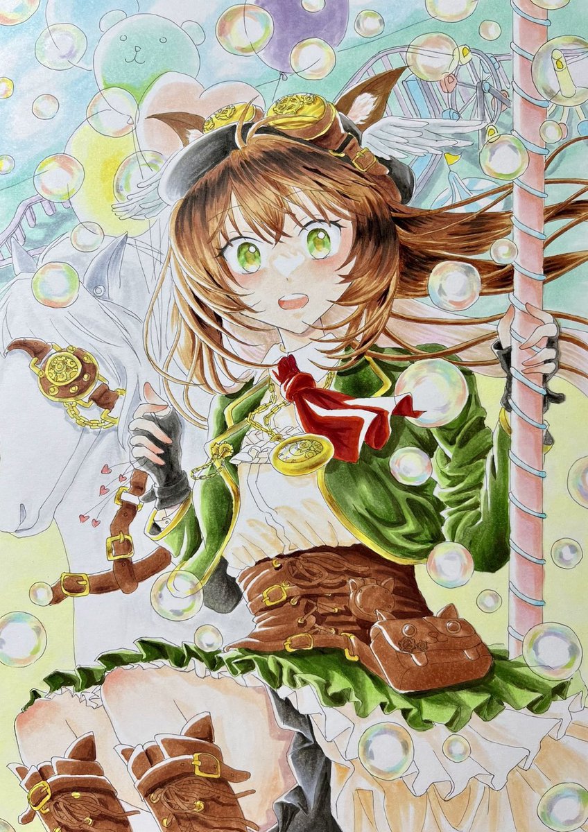 コピックミニイラコン
優秀賞受賞しました

見た瞬間泣いてしまいました
今年はイラコンに挑戦を始めてコツコツと応募していましたが初めての受賞です
これもひとえにいつも応援して下さるフォロワーの皆様のお陰です
今後も真摯に絵に向き合う所存です
よろしくお願いします

#イラスト
#コピック